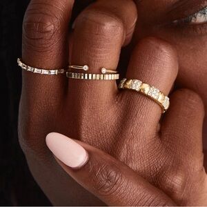 Mejuri 14k Solid Gold Eternity Ring